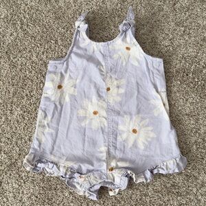 Little Co by Lauren Conrad baby girls organic cotton linen romper 12 months